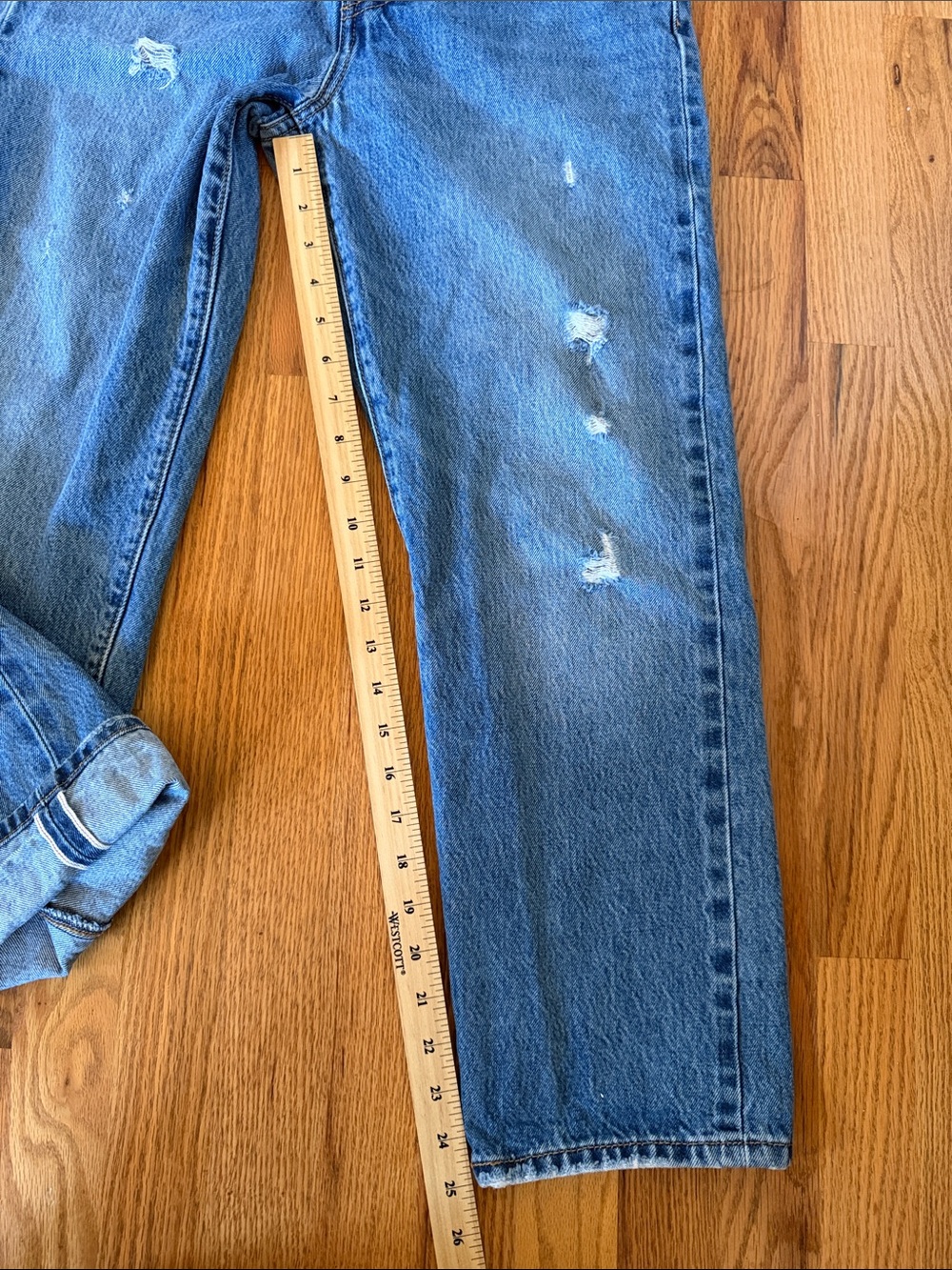 Levi’s Selvedge redline Wedgie Straight 29 woman’s jeans - Picture 6 of 9